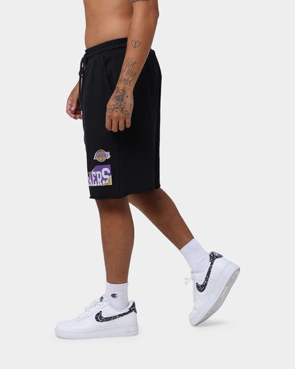 Mitchell & Ness Los Angeles Lakers Split Block Shorts Faded Black