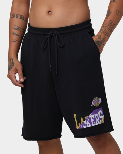 Mitchell & Ness Los Angeles Lakers Split Block Shorts Faded Black