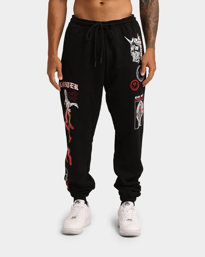 Loiter Hydra Track Pants Black