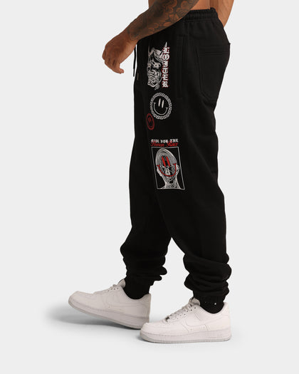 Loiter Hydra Track Pants Black