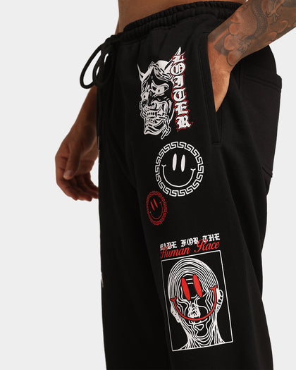 Loiter Hydra Track Pants Black