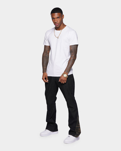 XXIII Valur Camo Flare Jeans Black/Camo