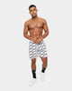 Carre Laluxe Sweat Shorts White/Black