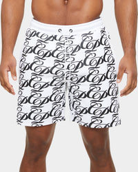 Carre Laluxe Sweat Shorts White/Black