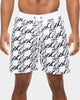 Carre Laluxe Sweat Shorts White/Black