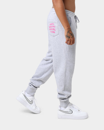 Anti Social Social Club Official Sweat Pants Grey