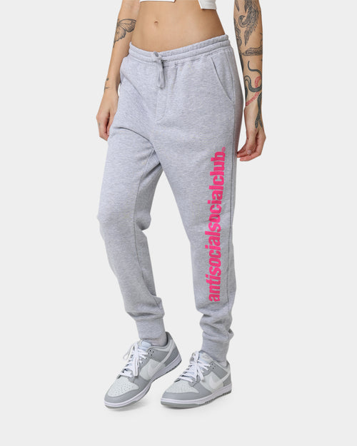 Anti Social Social Club Official Sweat Pants Grey