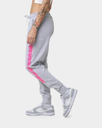 Anti Social Social Club Official Sweat Pants Grey
