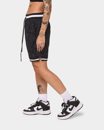 Saint Morta Paisley Olympus Ball Shorts Black/Black
