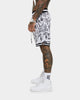 Saint Morta Paisley Olympus Ball Shorts White/Black