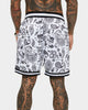 Saint Morta Paisley Olympus Ball Shorts White/Black