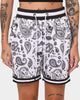 Saint Morta Paisley Olympus Ball Shorts White/Black