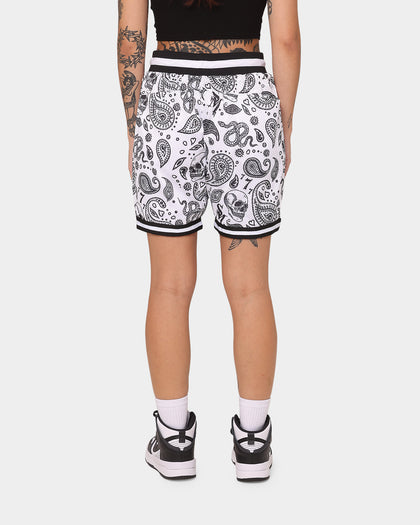 Saint Morta Paisley Olympus Ball Shorts White/Black