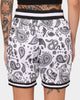 Saint Morta Paisley Olympus Ball Shorts White/Black