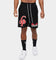 Carre Volle Rose Sweat Shorts Washed Black
