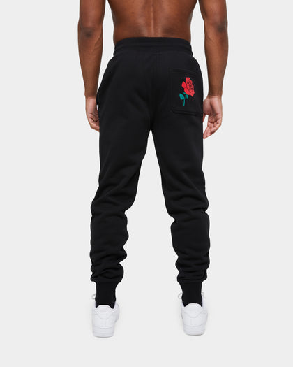 Carre Volle Rose Sweat Pants Black