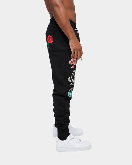 Carre Volle Rose Sweat Pants Black