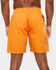 Carre Worldwide Slide Shorts Burnt Orange