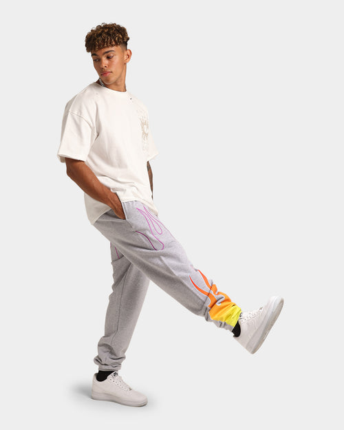 Loiter Combat Track Pants Grey