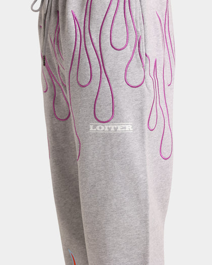 Loiter Combat Track Pants Grey