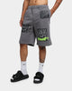 HUF Virus Fleece Shorts Charcoal