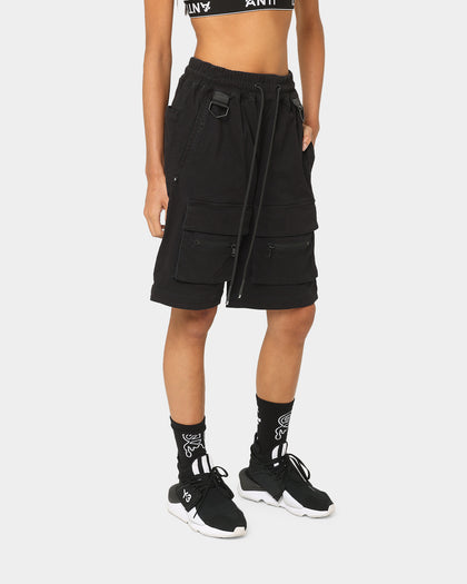 The Anti Order Centurion Cargo Shorts Black