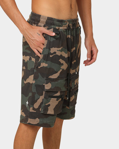The Anti Order Centurion Cargo Shorts Woodland Camo