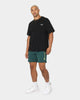 Champion LFS Nylon Shorts Midfield Green/Gold