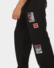 Loiter Patchwork Trousers Black