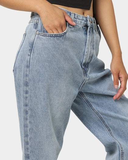 XXIII Women's Brittany Nineties Baby Jeans Washed Blue