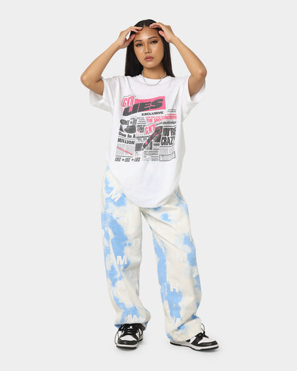 XXIII Journee White Wash Jogger Blue/White