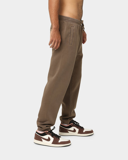 National Collegiate Athletic ASSC Texas Longhorns Vintage Baggy Track Pants Washed Chocolate