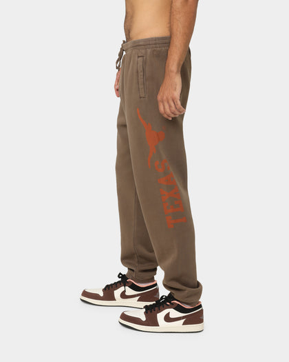 National Collegiate Athletic ASSC Texas Longhorns Vintage Baggy Track Pants Washed Chocolate