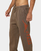 National Collegiate Athletic ASSC Texas Longhorns Vintage Baggy Track Pants Washed Chocolate