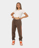 National Collegiate Athletic ASSC Texas Longhorns Vintage Baggy Track Pants Washed Chocolate
