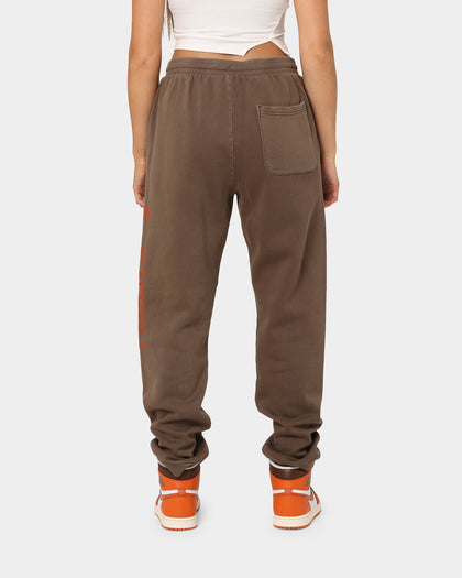 National Collegiate Athletic ASSC Texas Longhorns Vintage Baggy Track Pants Washed Chocolate