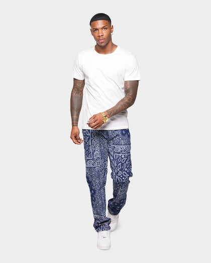 XXIII Cashel Paisley Denim Jeans Blue