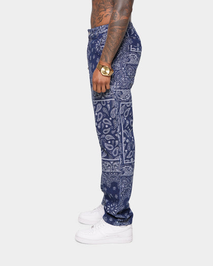 XXIII Cashel Paisley Denim Jeans Blue