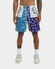 XXIII Cavan Mixed Paisley Shorts Blue