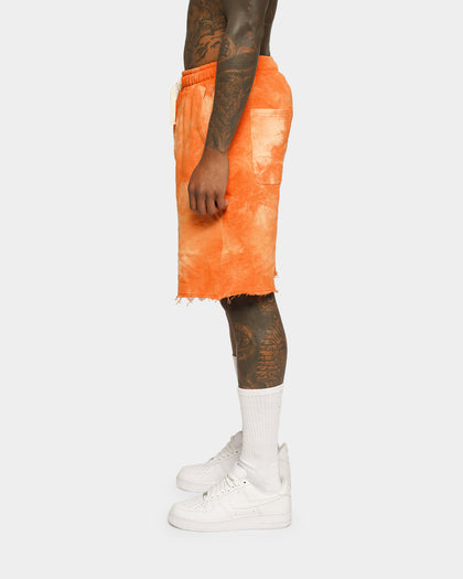 XXIII Kikee Orange Tie Dye Shorts Orange