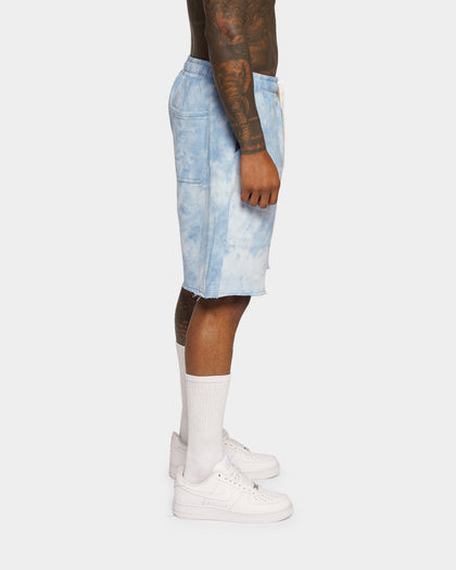 XXIII Kikee Blue Tie Dye Shorts Blue