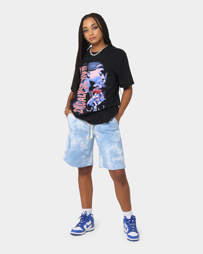 XXIII Kikee Blue Tie Dye Shorts Blue