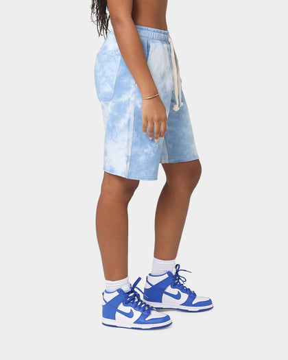 XXIII Kikee Blue Tie Dye Shorts Blue