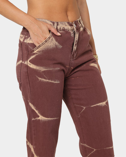 XXIII Women's Xico Tie Dye Jeans Brown