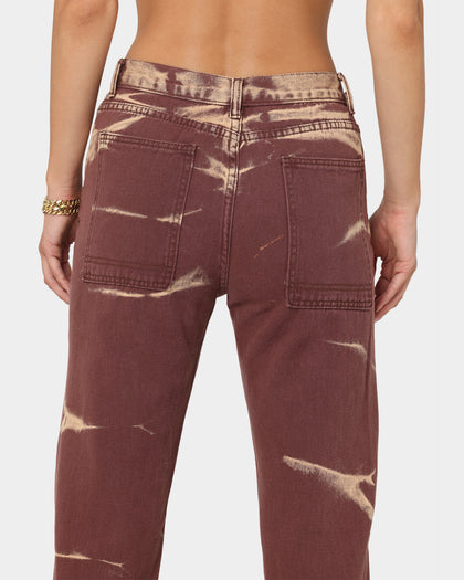 XXIII Women's Xico Tie Dye Jeans Brown