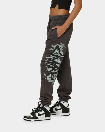 Carre Metalle Distressed Track Pants Washed Grey