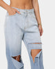 XXIII Women's Peony Ombre Jeans Blue