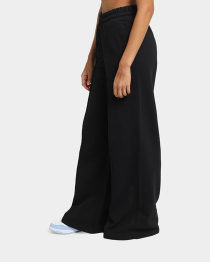 Champion Women's Reverse Weave Small C Wide Joggers Black