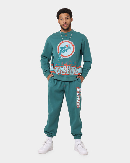 Mitchell & Ness Miami Dolphins First Down Sweatpants Faded Teal