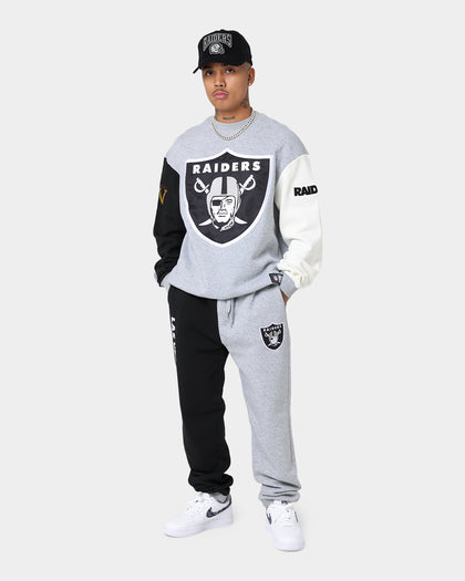 Majestic Athletic Las Vegas Raiders All Team Champs Track Pants Black/Grey Marle